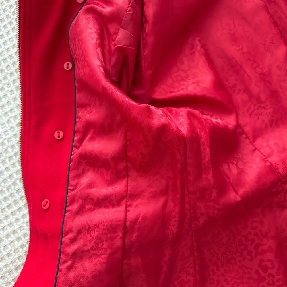 Express Red Jacket with Gold Accents - Picture 8 of 13